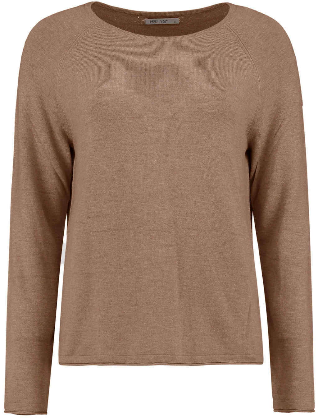 HaILY’S T-Shirt Dünnes Einfarbiges Langarm Basic Shirt (1-tlg) 4126 in Hell günstig online kaufen