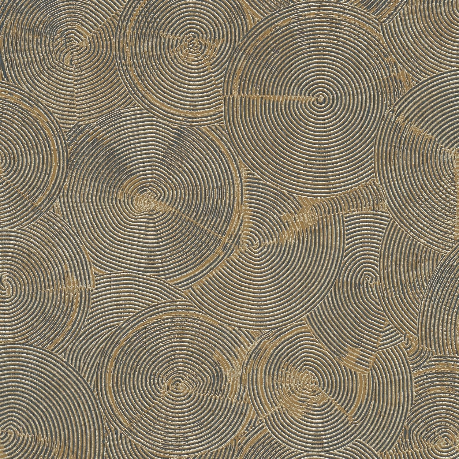 PROFHOME 379003-GU Grafik Tapete Geometrisch dezent schimmernd Gold Grau 0, günstig online kaufen