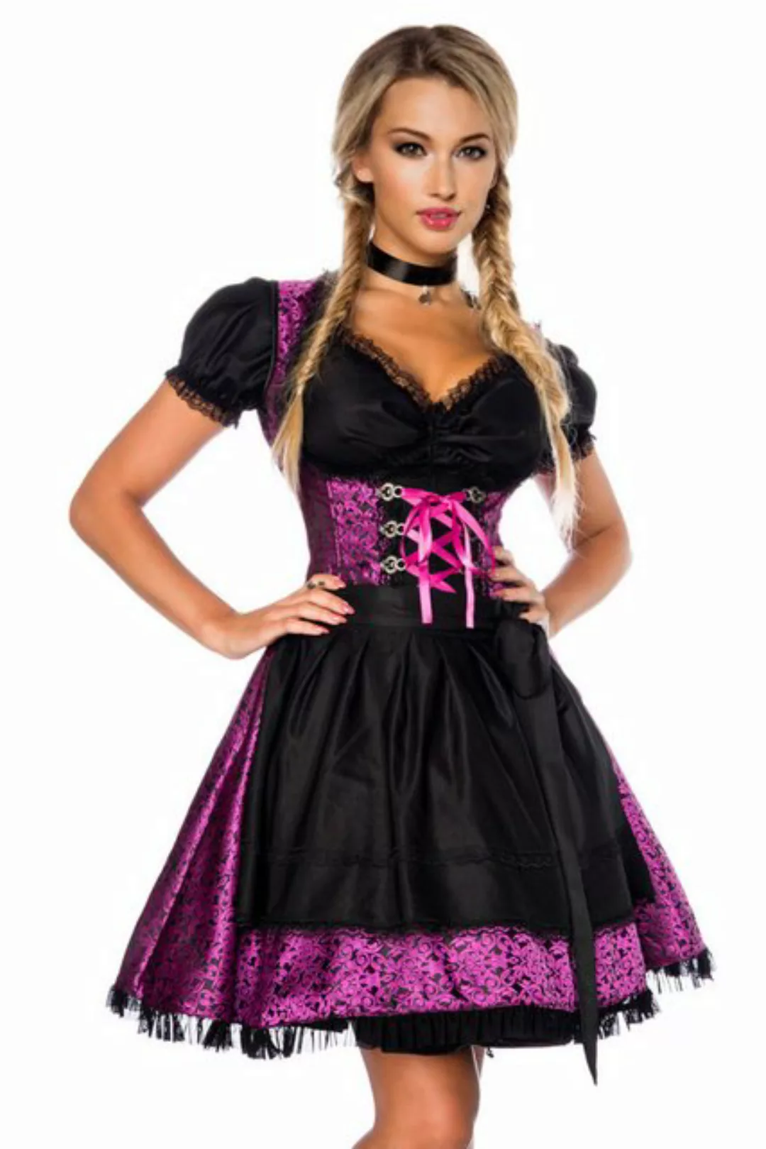 Dirndline Dirndl Dirndl Kleid Oktoberfest Tracht Wiesn Wasn Trachtenkleid F günstig online kaufen