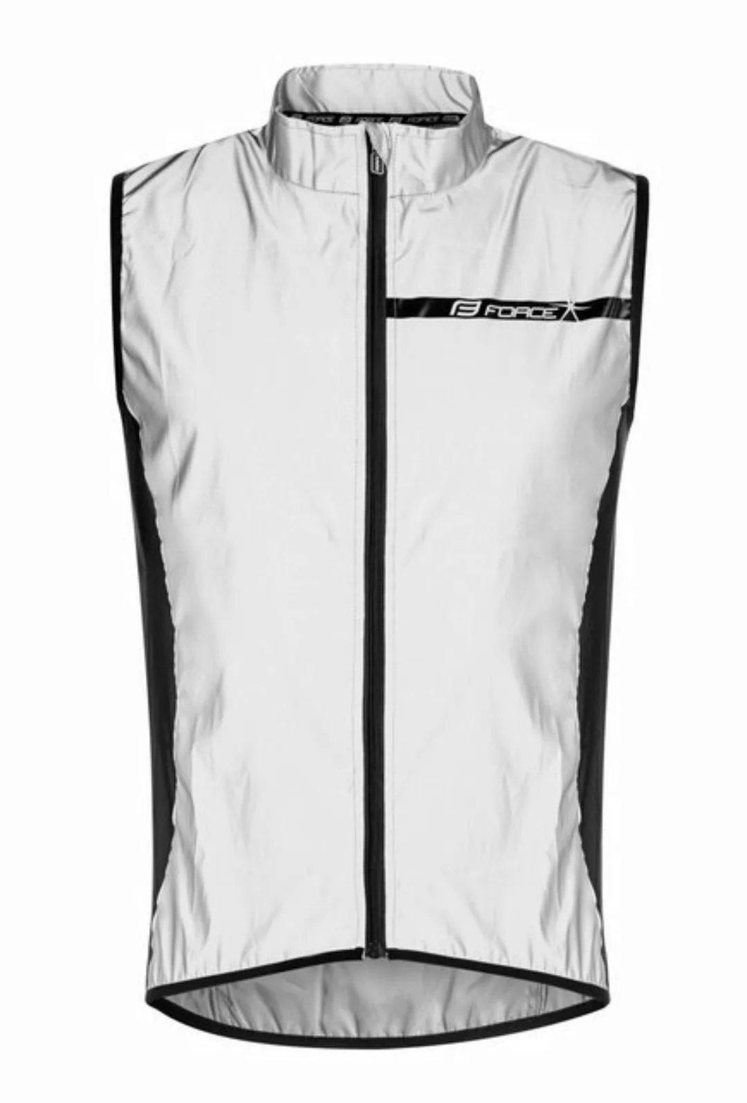 FORCE Fahrradjacke Weste FORCE FLASH hoch-reflektive +15 °C und darüber %%% günstig online kaufen