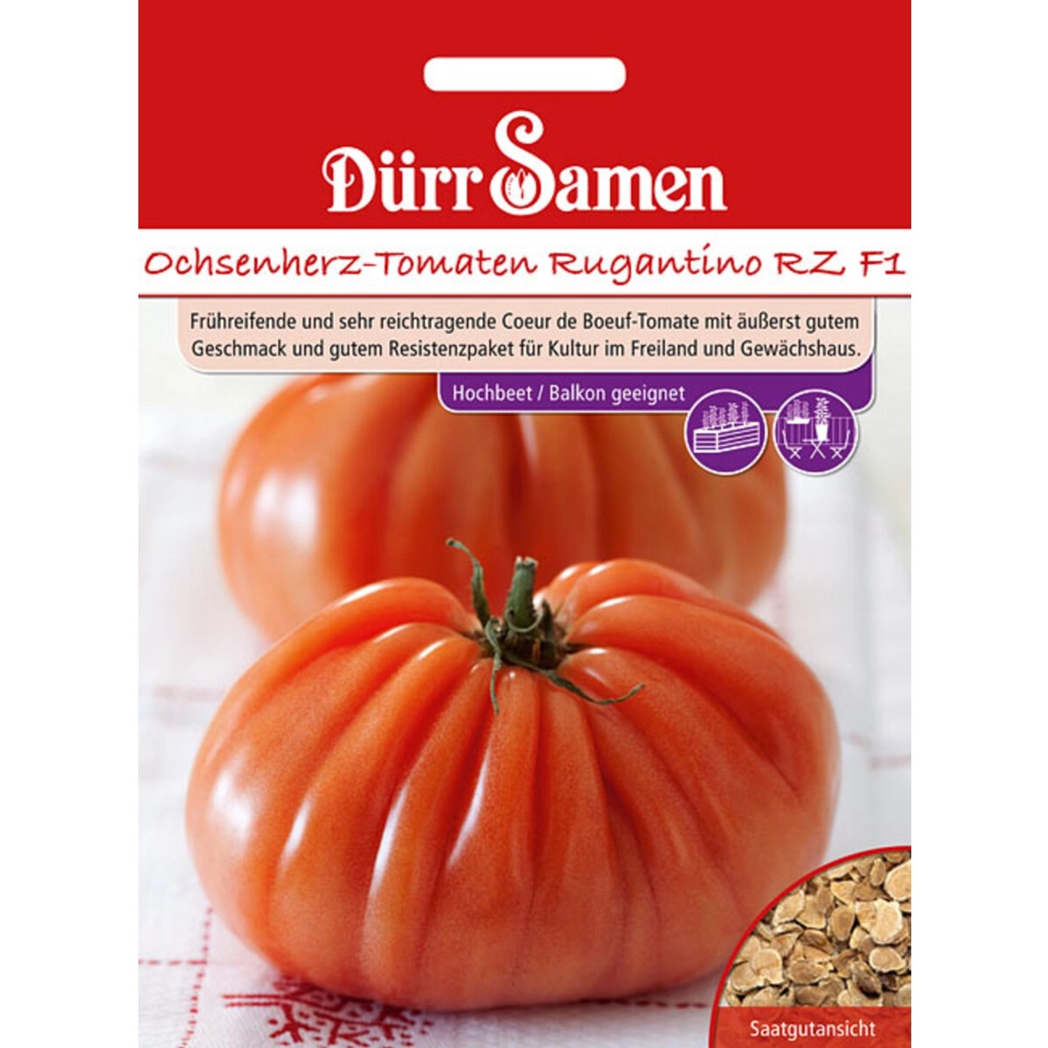 Dürr Samen Ochsenherz-Tomaten Rugantino Rz F1 Saatgut günstig online kaufen