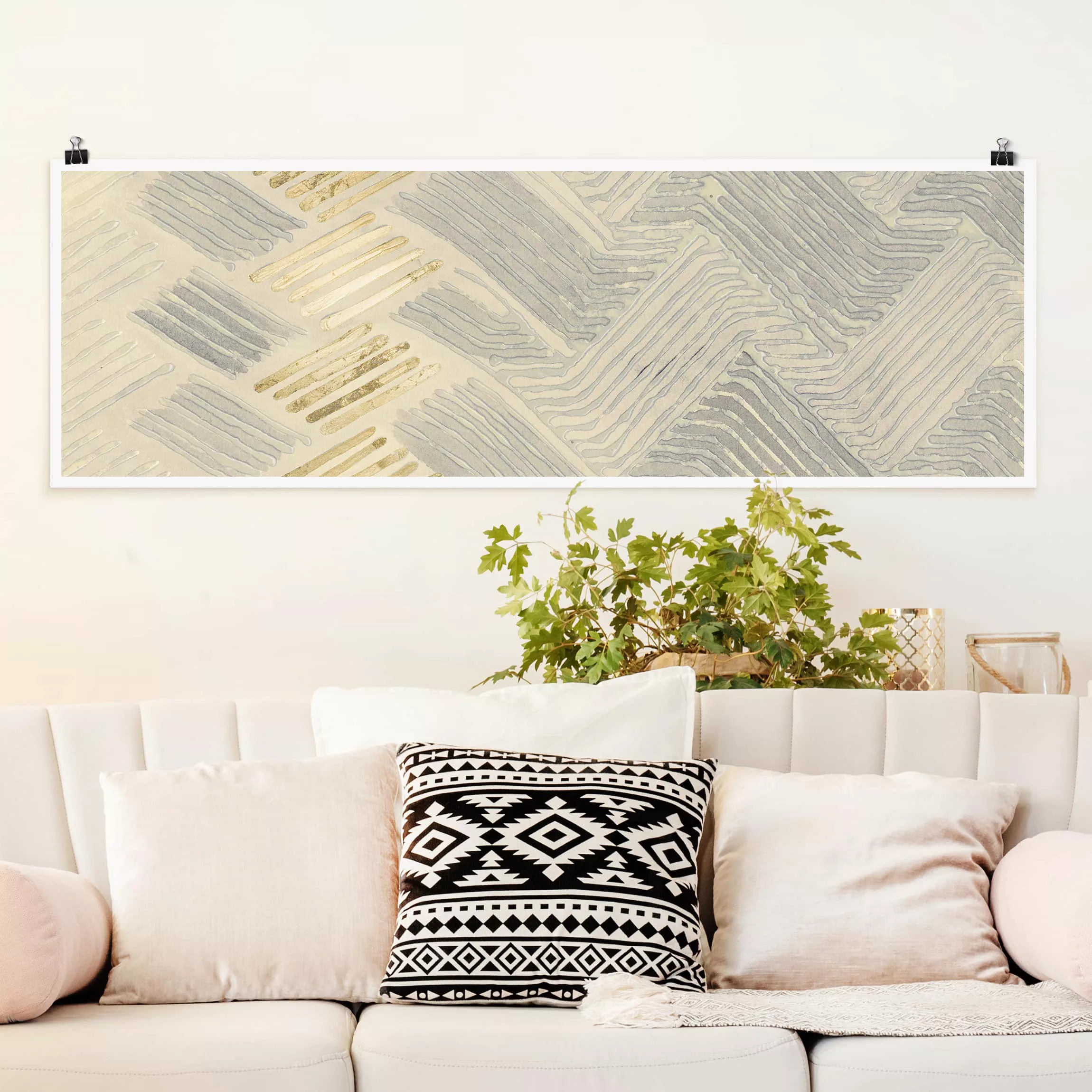 Panorama Poster Muster & Texturen Chenille IV günstig online kaufen