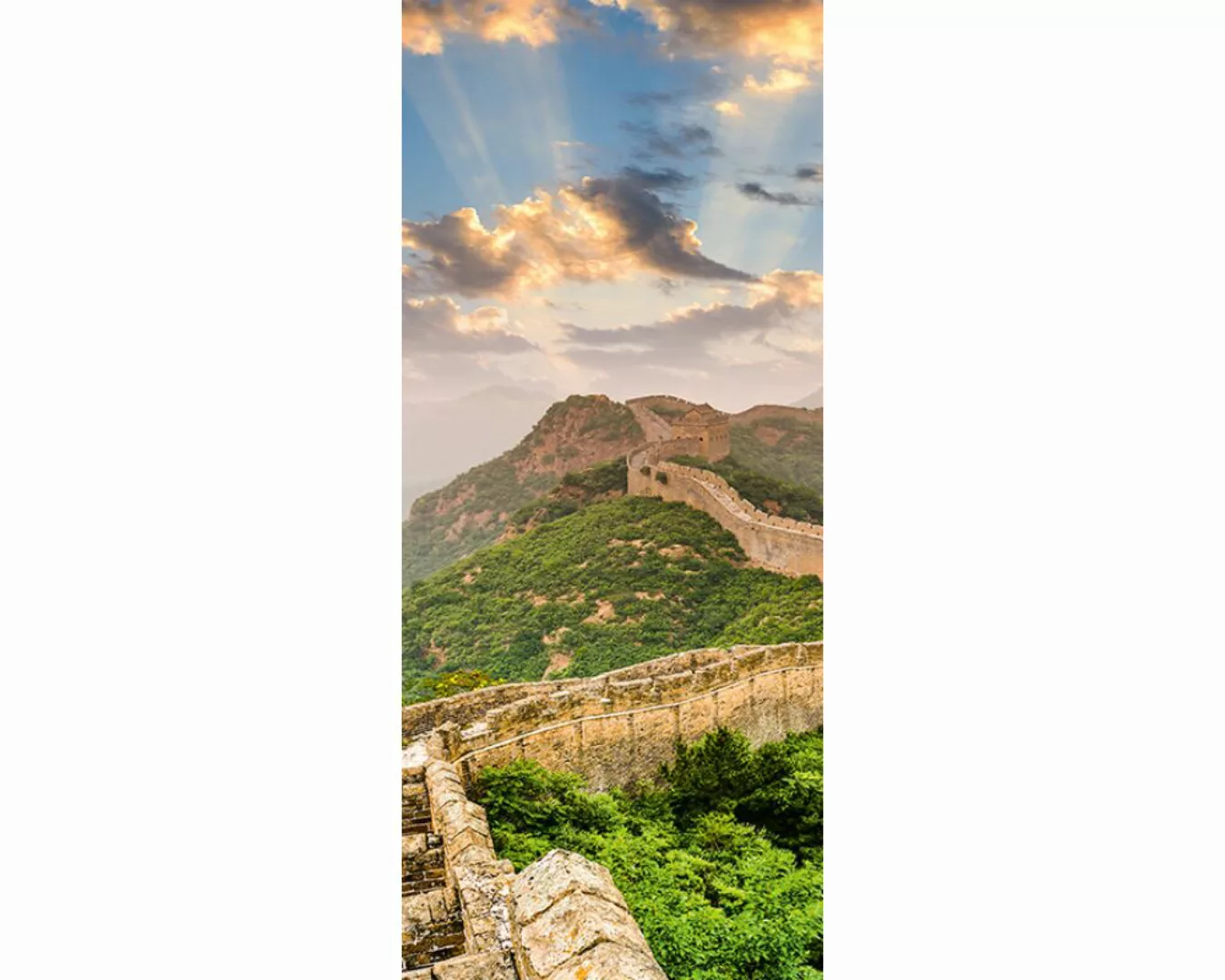 Trtapete "China Mauer" 0,91x2,11 m / selbstklebende Folie günstig online kaufen