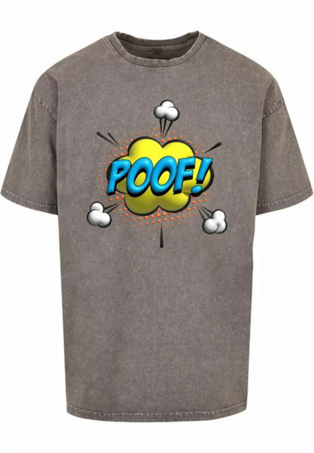 Merchcode T-Shirt Merchcode Herren POOF Comic Acid Washed Oversized Tee (1- günstig online kaufen