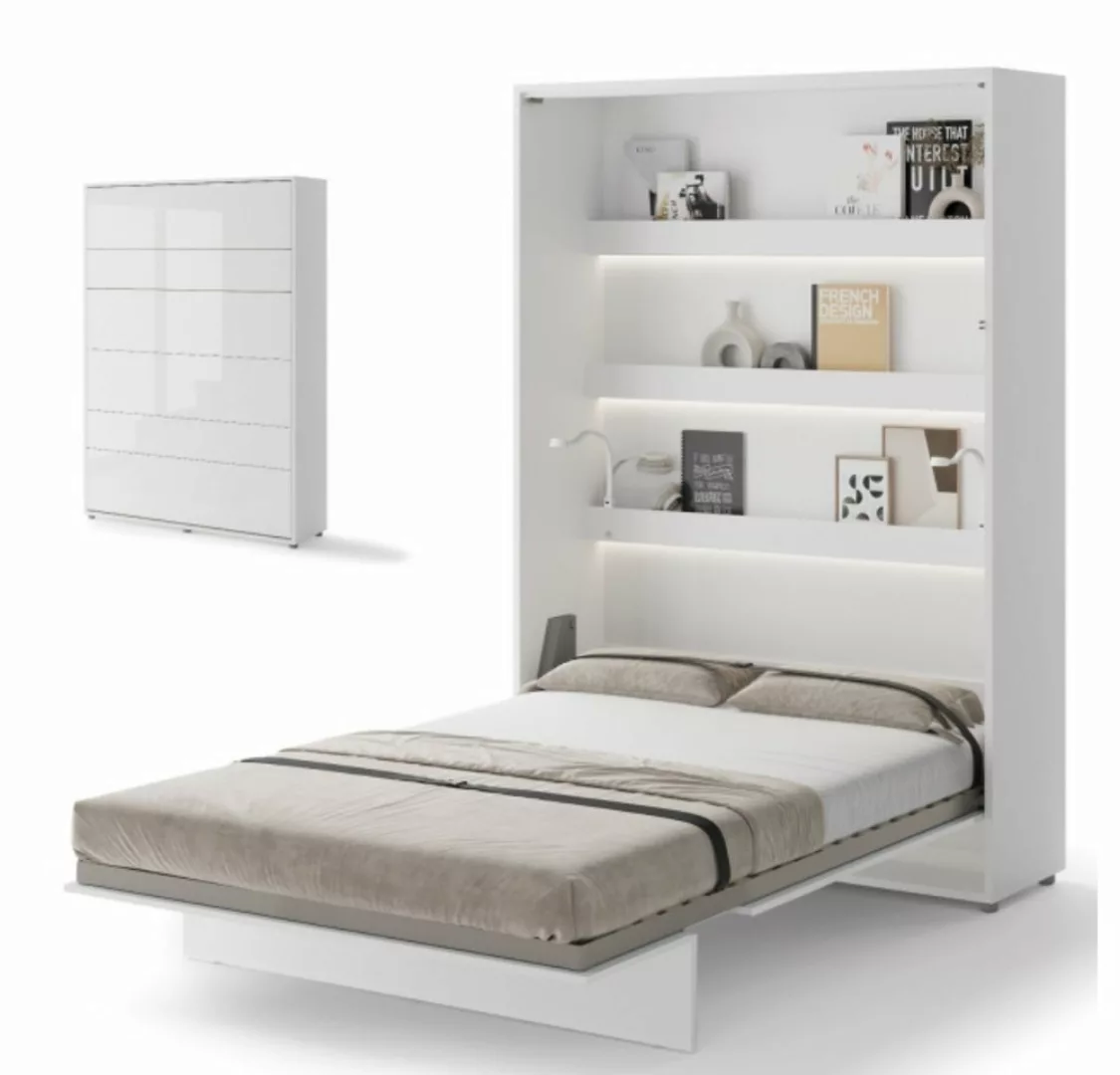 yourhouse24 Schrankbett Bed Concept Wandklappbett Vertikal Gästebett 90/120 günstig online kaufen