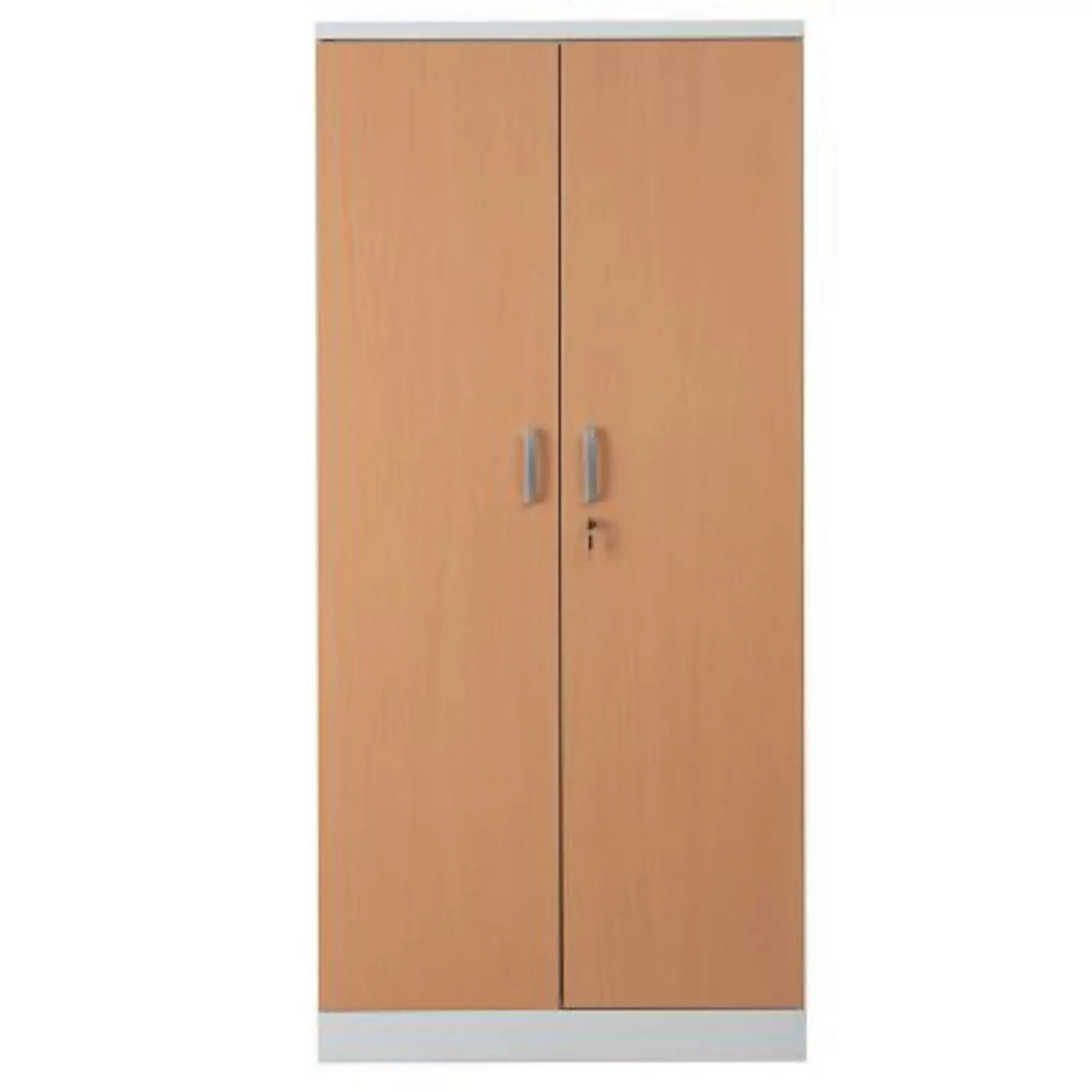 PROREGAL Aktenschrank Beetle 4 Fachböden HxBxT 195 x 92 x 42 cm Weiß & Buch günstig online kaufen