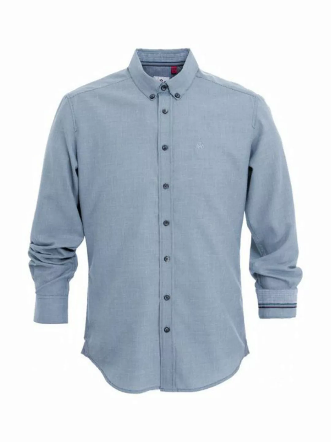 Spieth & Wensky Trachtenhemd Hemd DUEREN blau (Slim Fit) günstig online kaufen