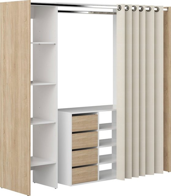 TemaHome Kleiderschrank "TOM", ausziehbar auf 185,3 cm günstig online kaufen