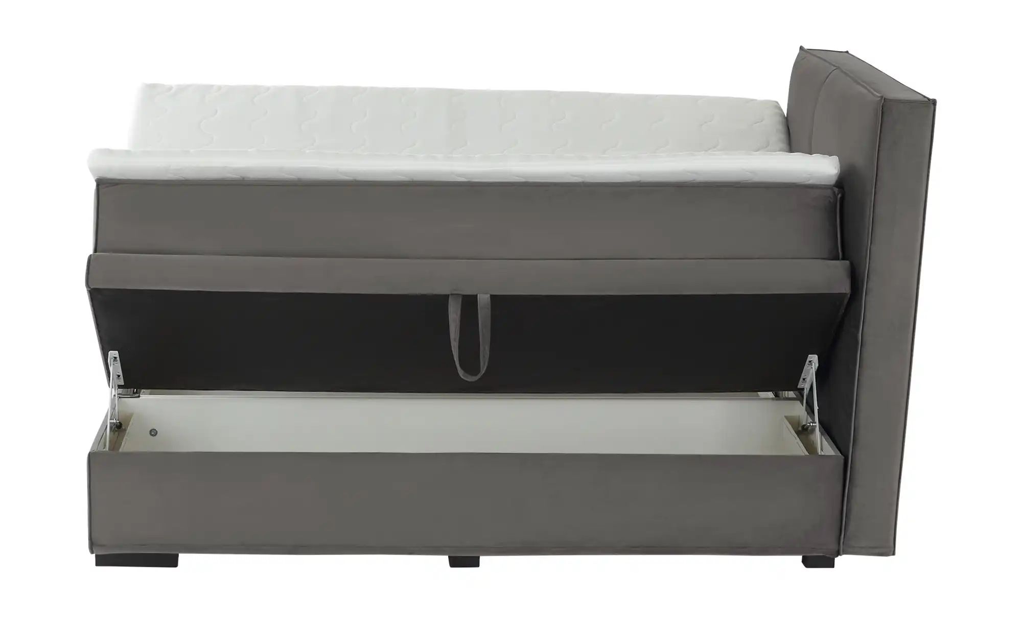 Boxi Boxspringbett mit Bettkasten Boxi Urban ¦ grau ¦ Maße (cm): B: 140 H: günstig online kaufen