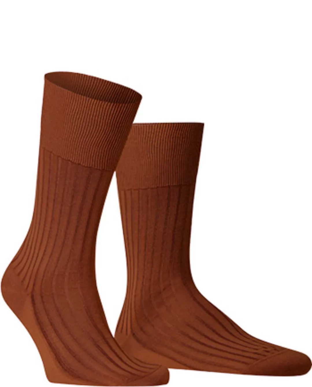FALKE No. 10 Pure Fil d´Écosse Gentlemen Socken, Herren, 45-46, Braun, Uni, günstig online kaufen
