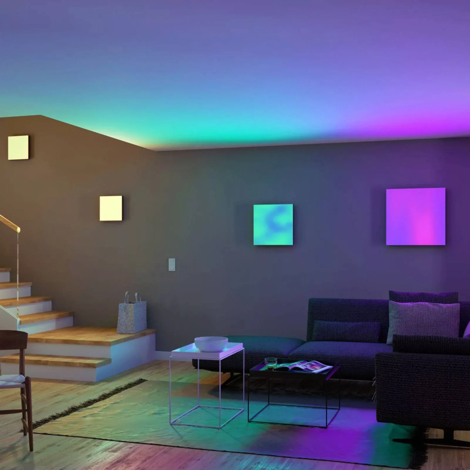 Paulmann LED Panel »Velora Rainbow«, 1 flammig-flammig günstig online kaufen