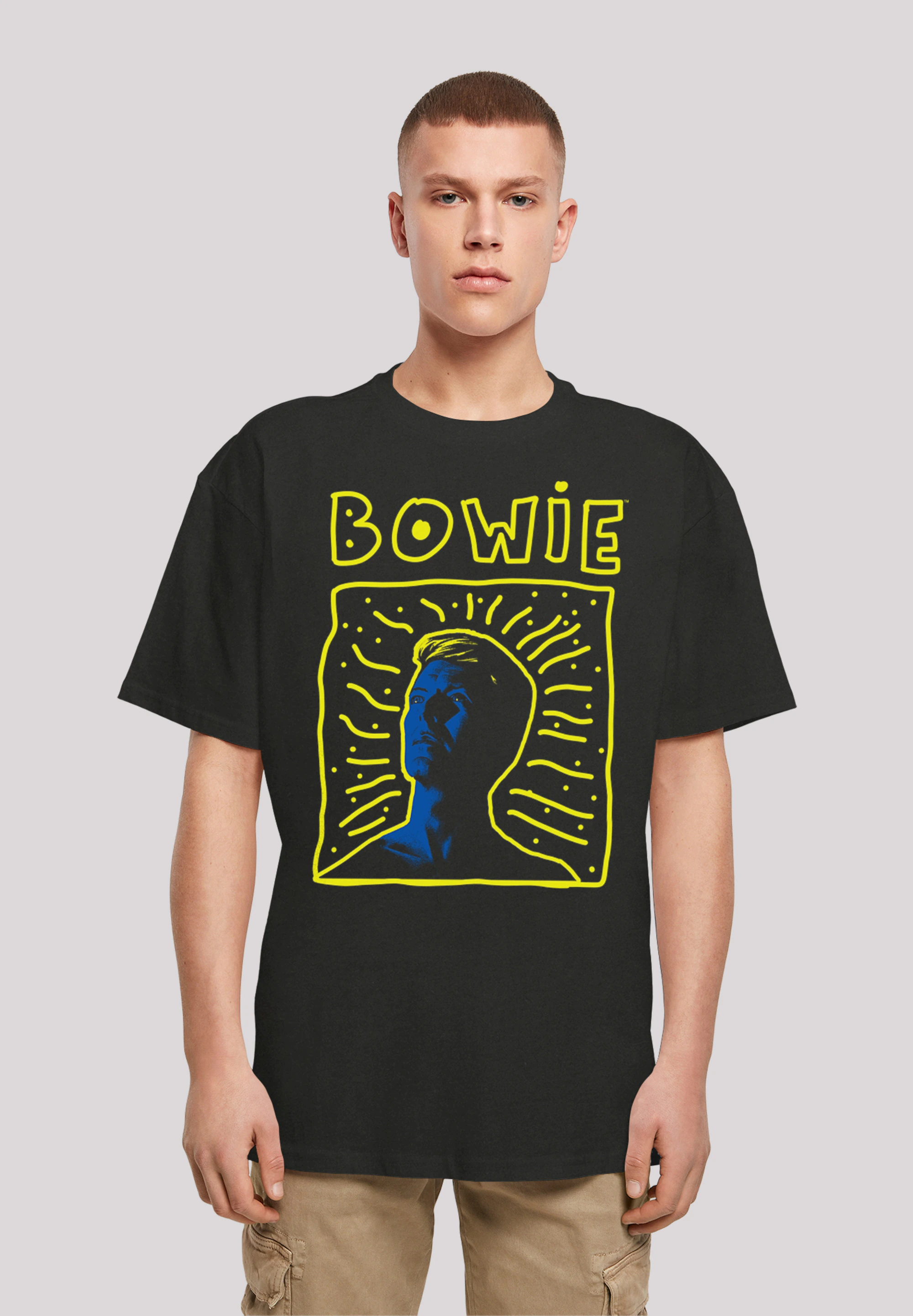 F4NT4STIC T-Shirt "David Bowie Rock Music Band 90s Frame", Print günstig online kaufen