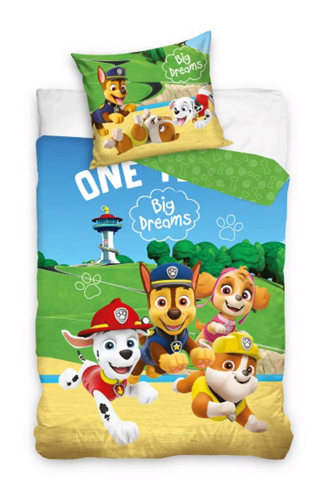 Paw Patrol - Bettwäsche 135x200 + 80x80 Cm günstig online kaufen