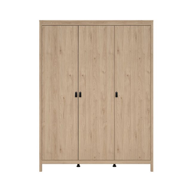 ebuy24 Kleiderschrank Madrid Kleiderschrank 199x150x59cm, 3 Türen Eichen günstig online kaufen