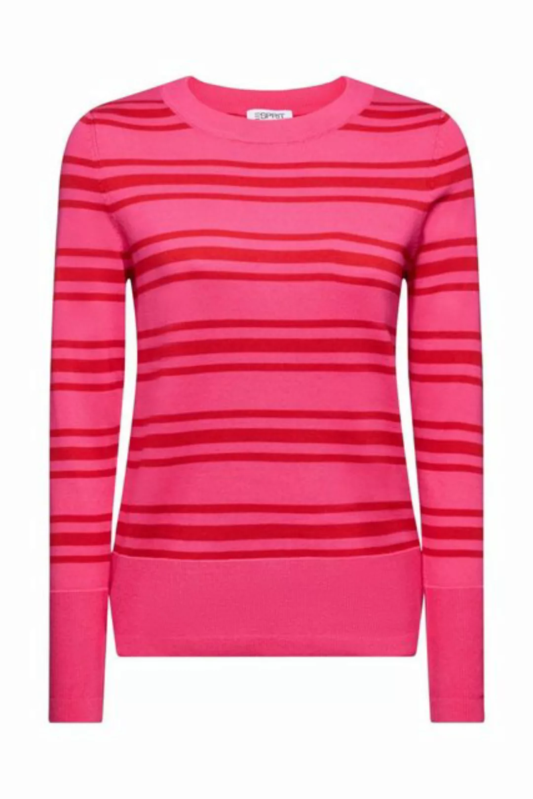 Esprit Sweatshirt Gestreiftes Sweatshirt mit Rundhalsausschnitt (1-tlg) günstig online kaufen