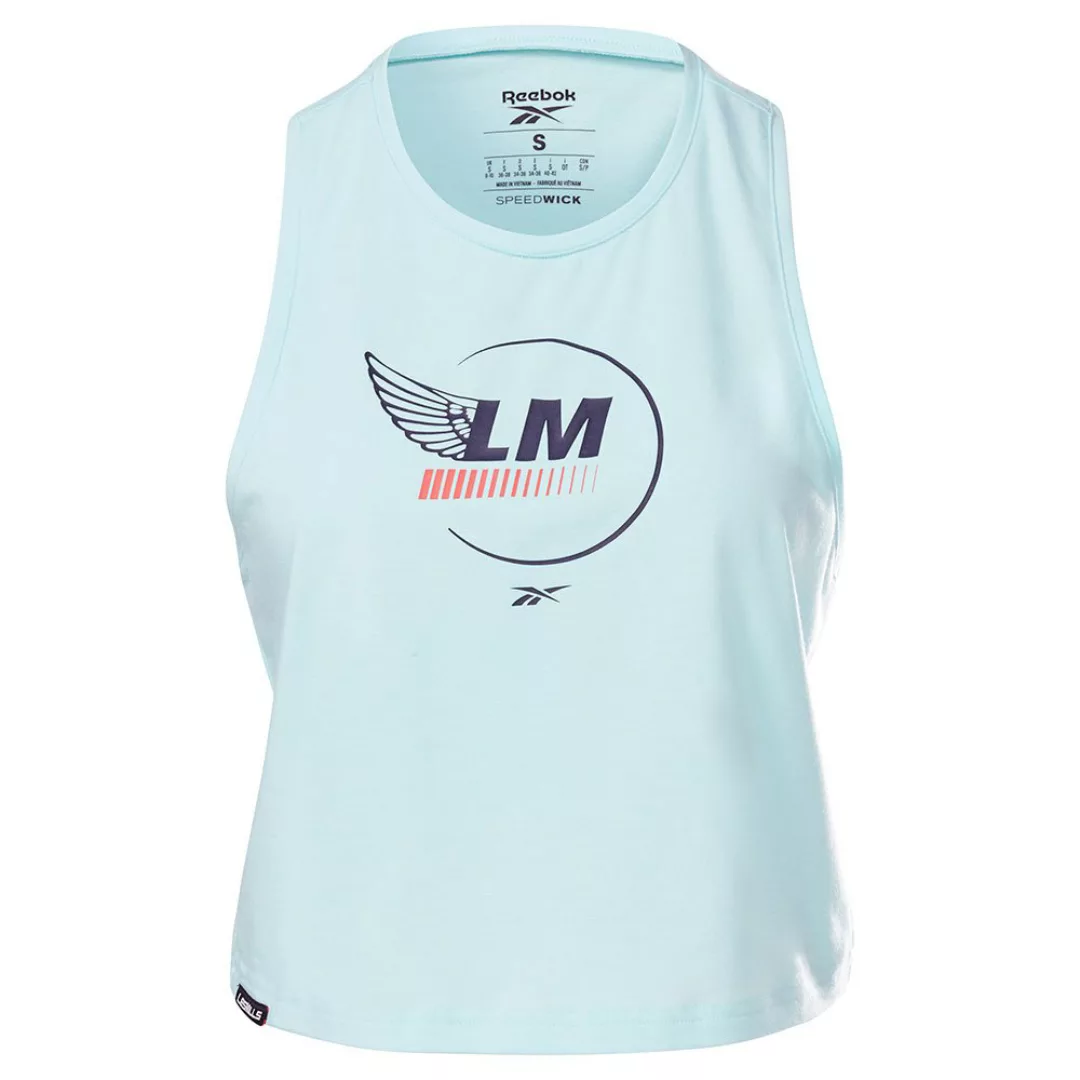 Reebok Les Mills® Cropped Ärmelloses T-shirt XS Digital Glow günstig online kaufen