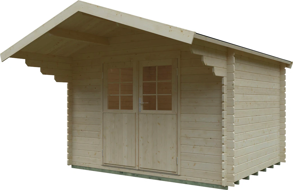 Kiehn-Holz Gartenhaus KH 28-027 Natur Unbehandelt 300 cm x 250 cm günstig online kaufen