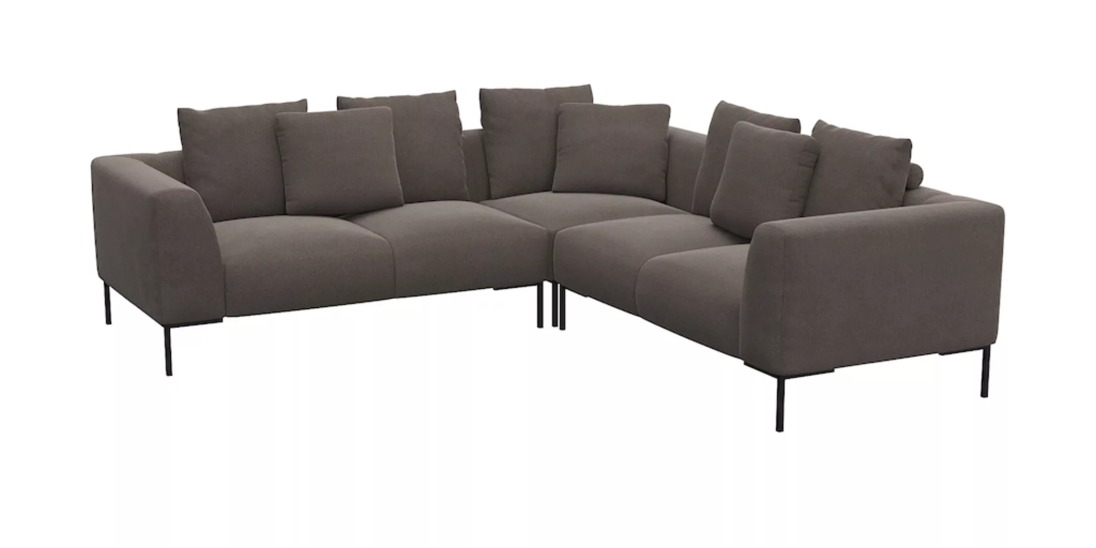 FLEXLUX Ecksofa »Sava gleichschenklig, Designsofa, bequem und komfortabel, günstig online kaufen