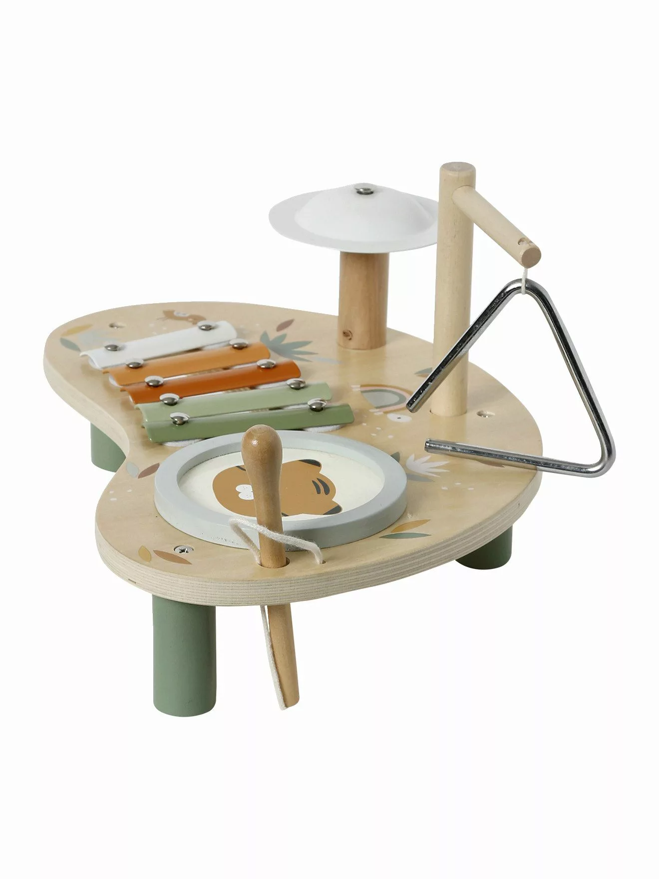 vertbaudet Spielzeug-Musikinstrument Baby Musik-Spieltisch TANSANIA, Holz günstig online kaufen