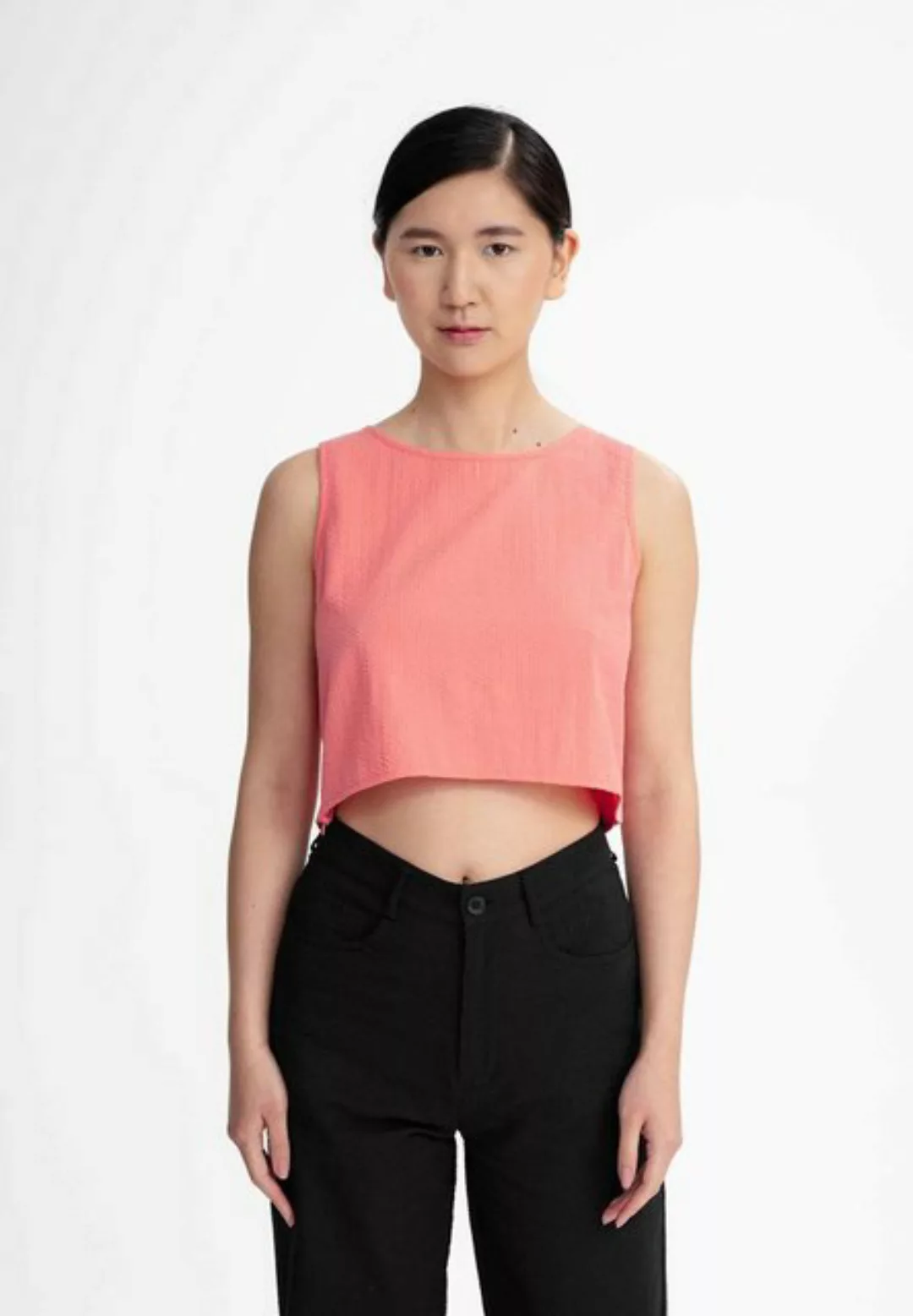 MELA Tanktop Damen Top TAMANI Tropfenausschnitt hinten günstig online kaufen