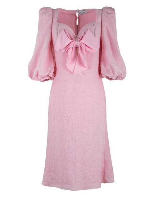 RUA & RUA Abendkleid Bustier Kleid mit Schleife Midikleid günstig online kaufen