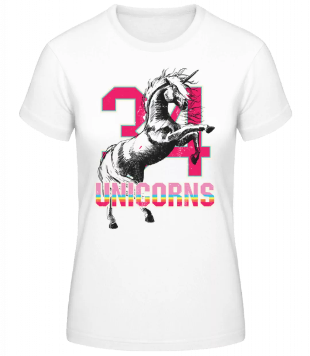 34 Unicorns · Frauen Basic T-Shirt günstig online kaufen