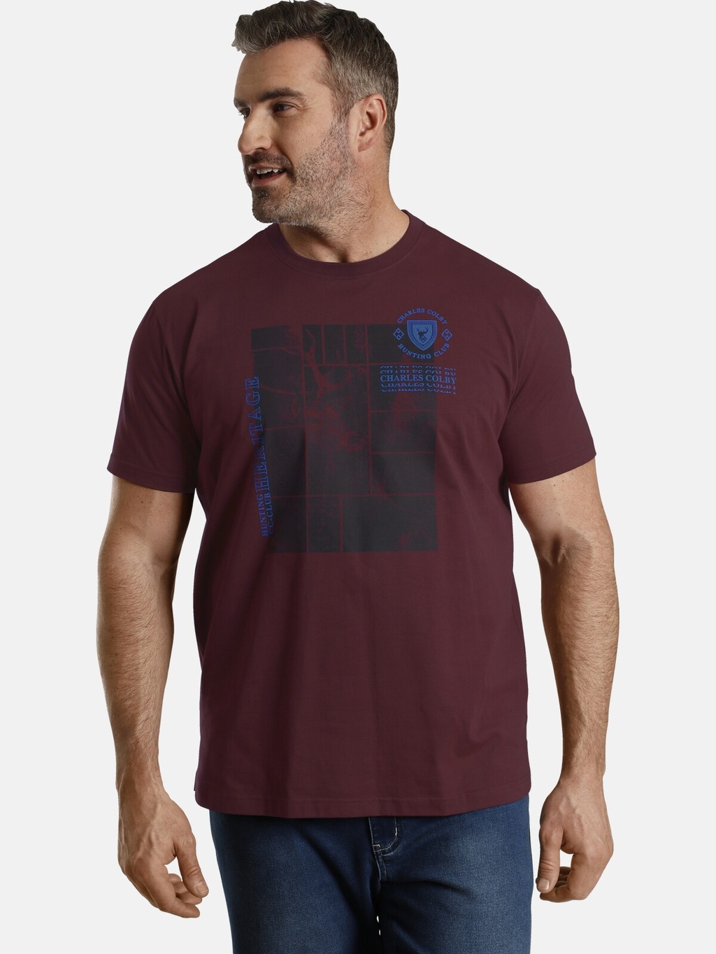 Charles Colby Rundhalsshirt "T-Shirt EARL ALBAN" günstig online kaufen