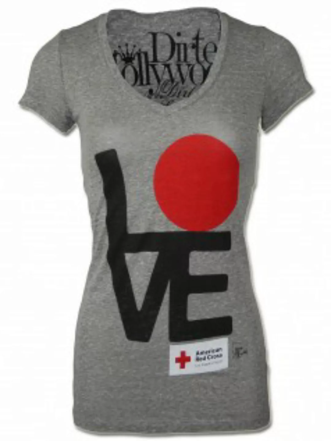 Dirtee Hollywood Damen Shirt Love (M) günstig online kaufen