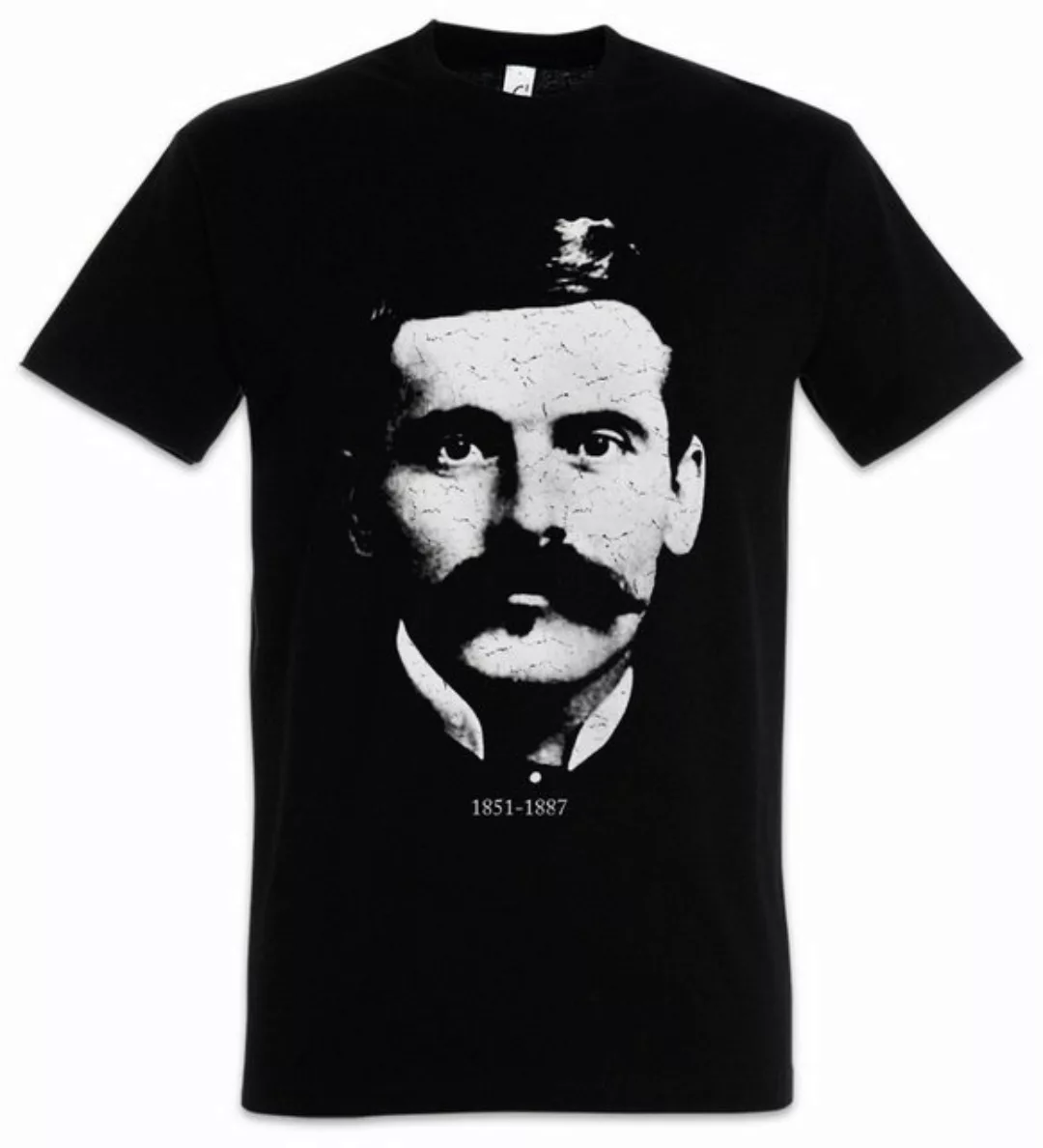 Urban Backwoods Print-Shirt Doc Holliday Portrait Herren T-Shirt Western Ge günstig online kaufen