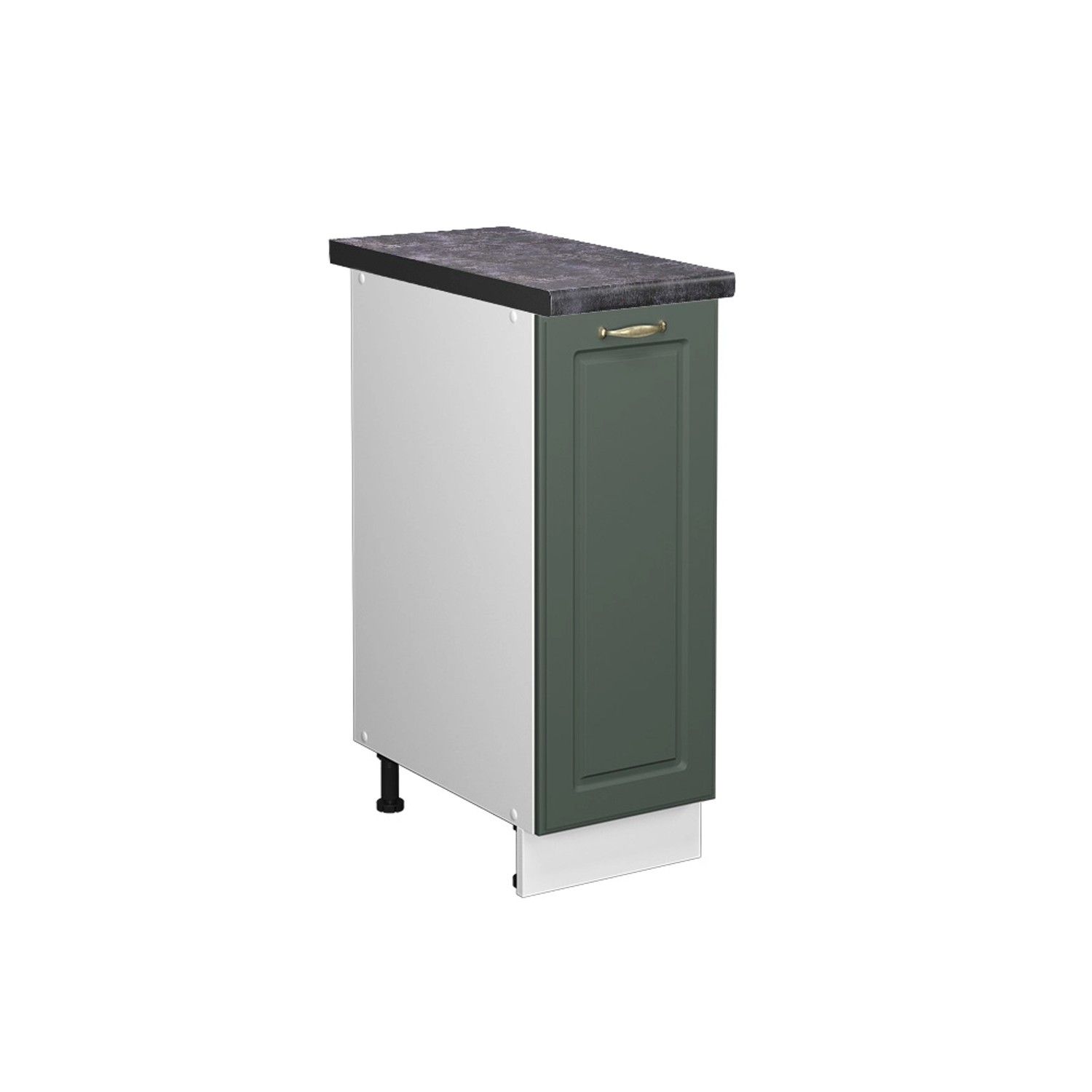 Vicco Apothekerschrank Fame-Line, Grün-Gold Landhaus/Weiß, 30 günstig online kaufen