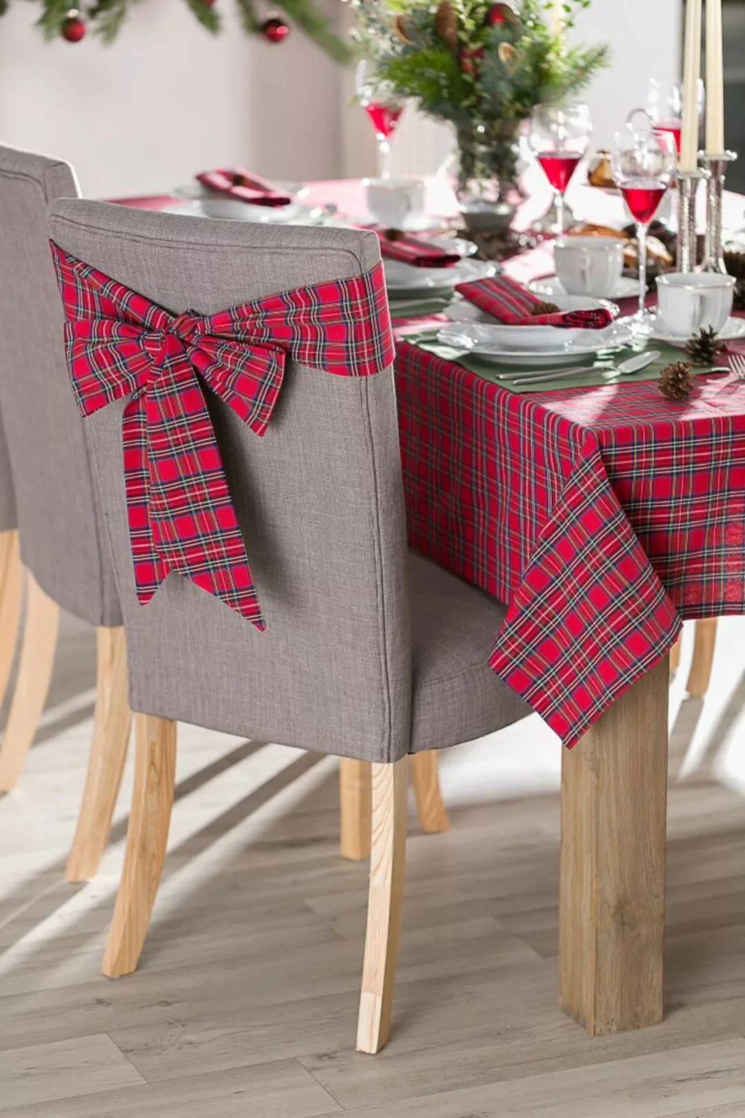 Schleife 270x12cm, rot-grün, 270 x 12 cm, Christmas (126-29) günstig online kaufen