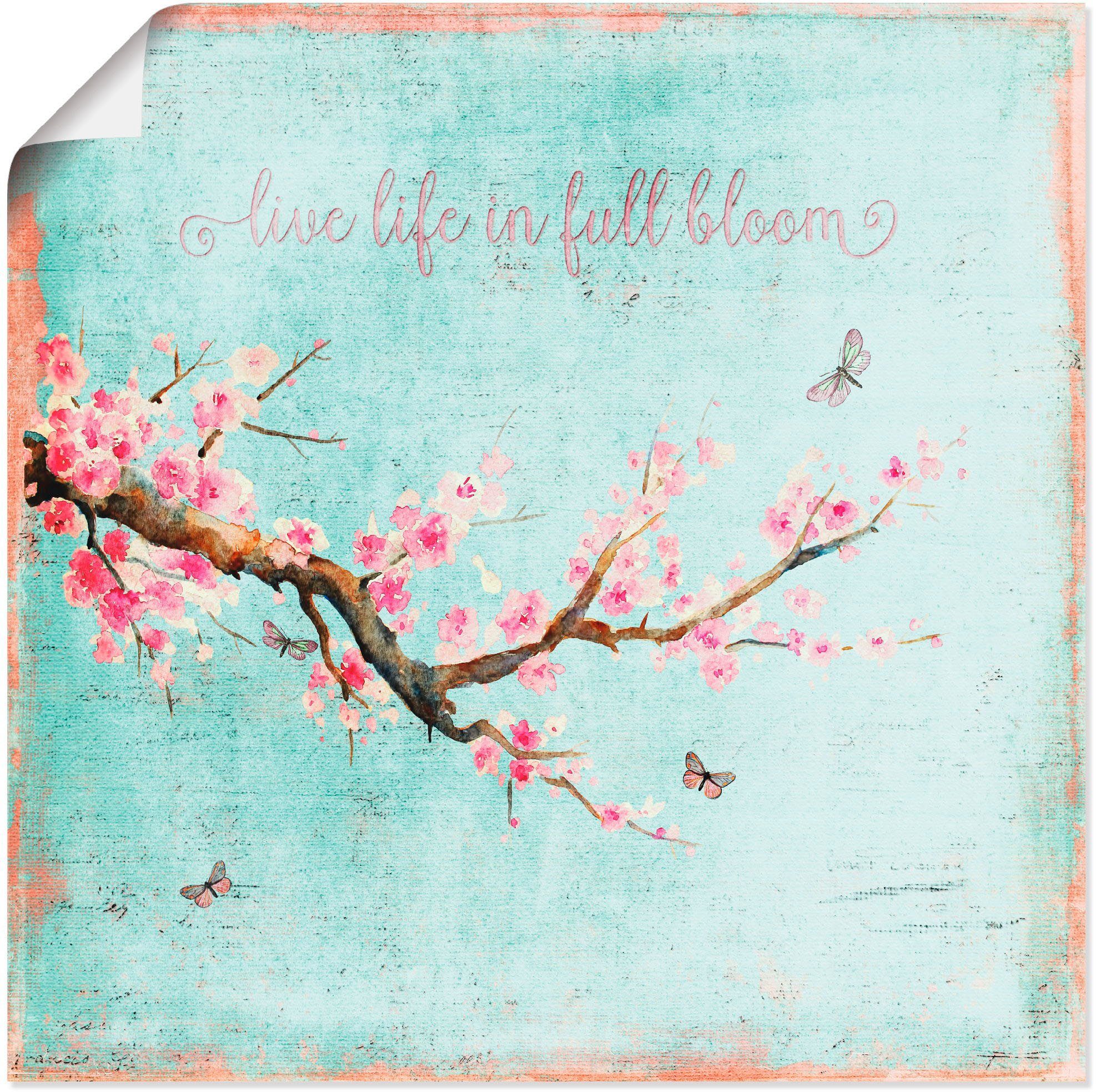 Artland Wandbild Kirschblüte, Blumen (1 St), günstig online kaufen