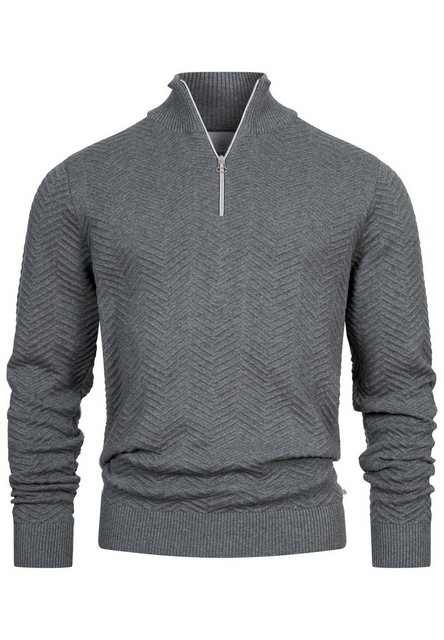 Kronstadt Strickpullover KSCarlo Half-Zip günstig online kaufen