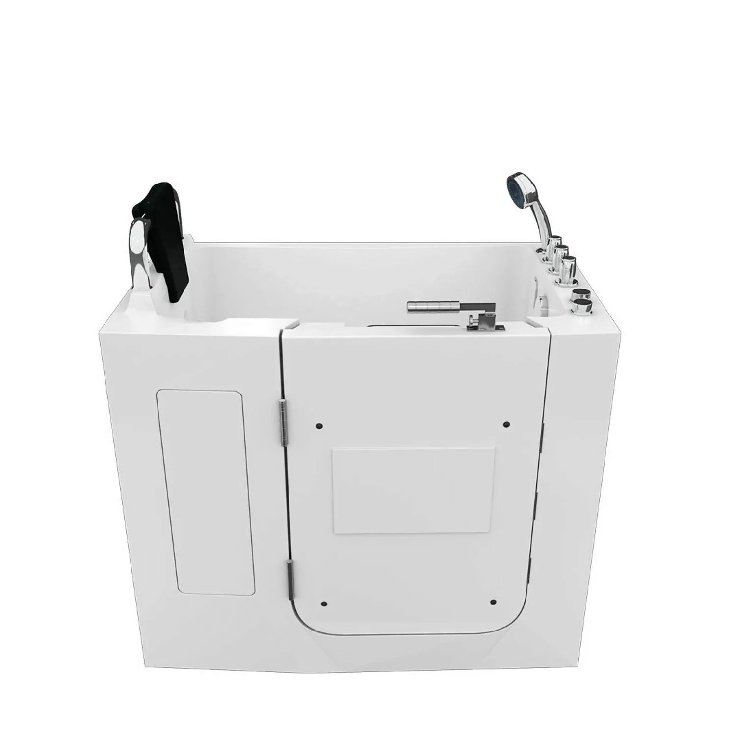 AcquaVapore Sitzwanne Whirlpool Badewanne mit Tür S08WP-TH-B-L 110x68cm günstig online kaufen