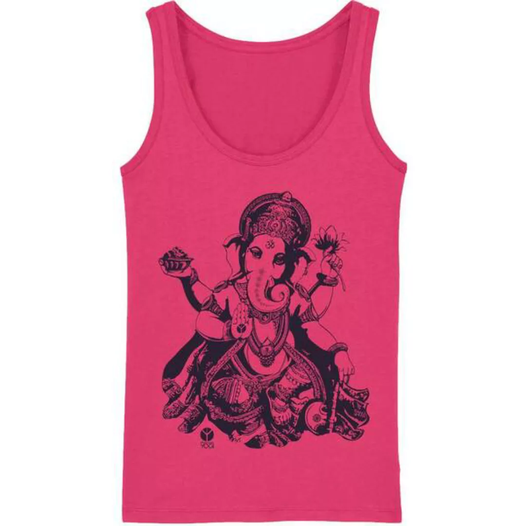 Yoga Tank Top Organic - Groovy Ganesha Pink günstig online kaufen