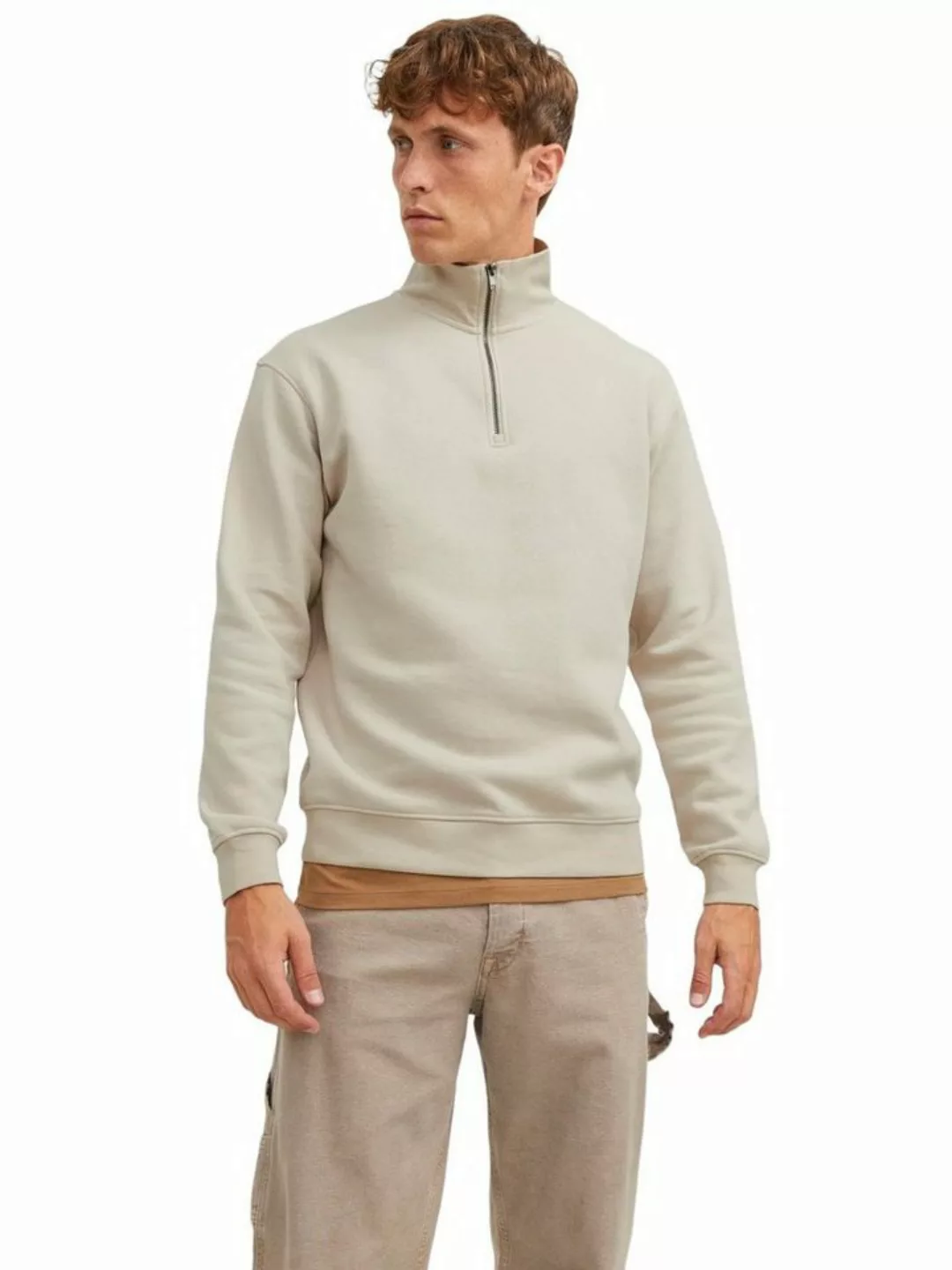 Jack & Jones Herren Stehkragen Pullover JJEBRADLEY - Relaxed Fit günstig online kaufen