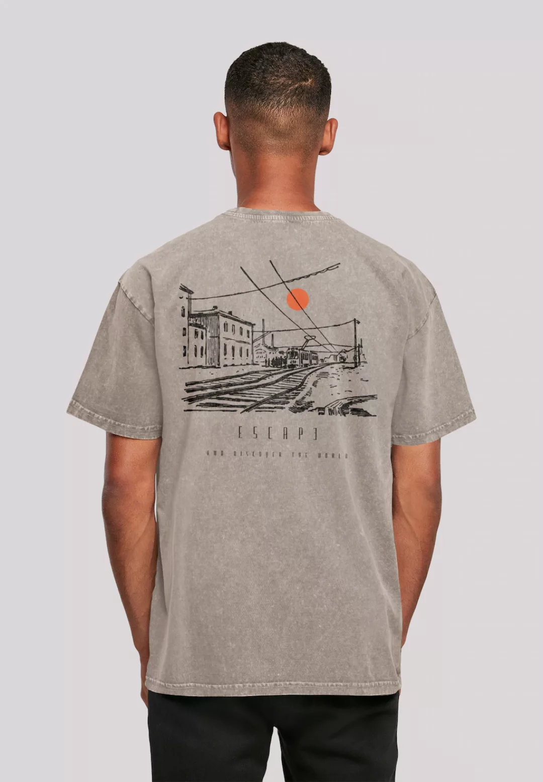 F4NT4STIC T-Shirt "Oversize Escape Discover the World Town", Premium Qualit günstig online kaufen
