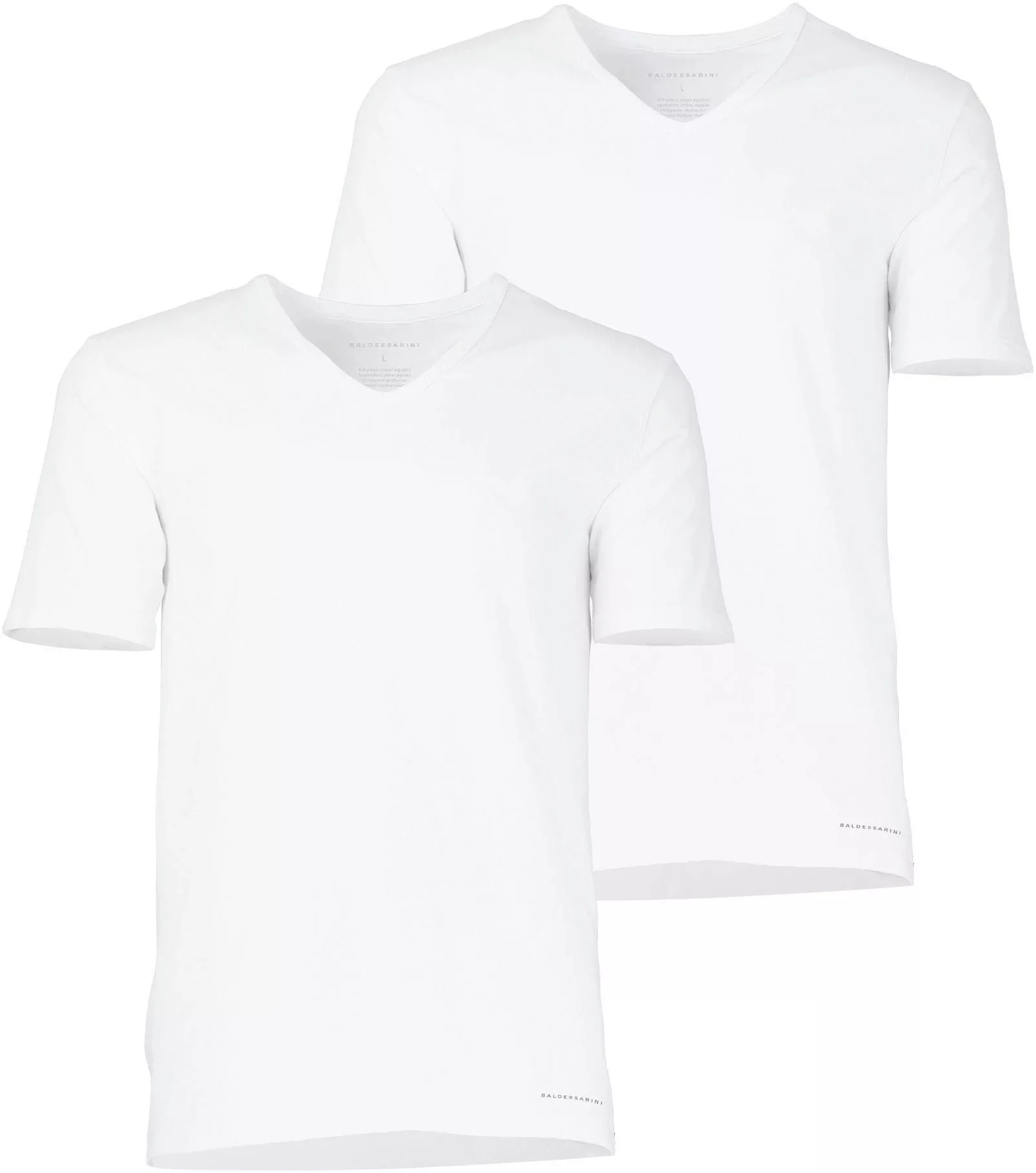 BALDESSARINI Unterhemd "Shirt, 1/2, V-Ausschnitt", (Packung, 2 St., 2 Tlg.) günstig online kaufen