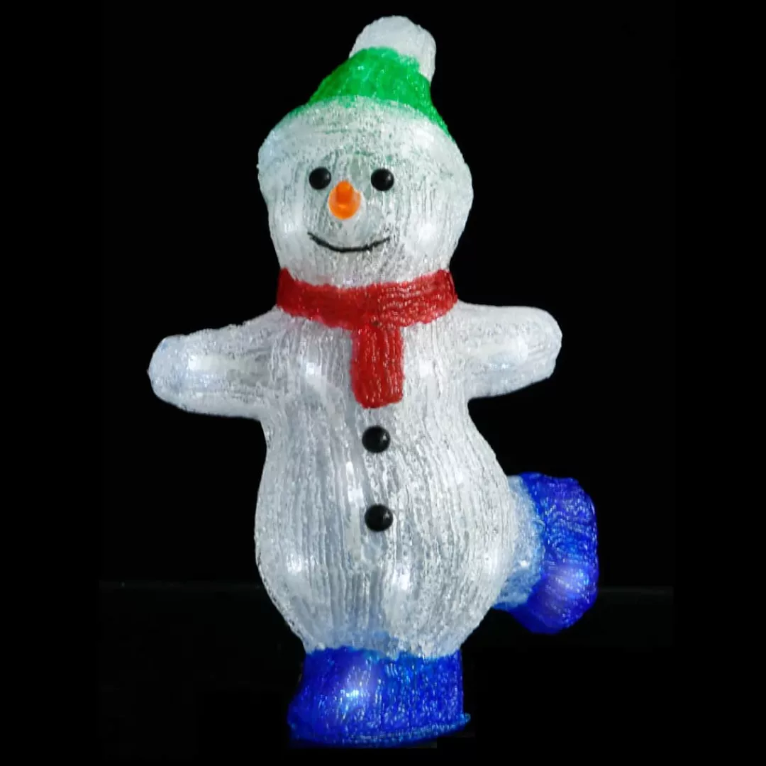 Led-weihnachtsfigur Schneemann Acryl Indoor Und Outdoor 30 Cm günstig online kaufen