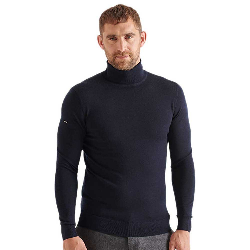 Superdry Studios Merino Rollkragen Sweater 2XL Eclipse Navy günstig online kaufen