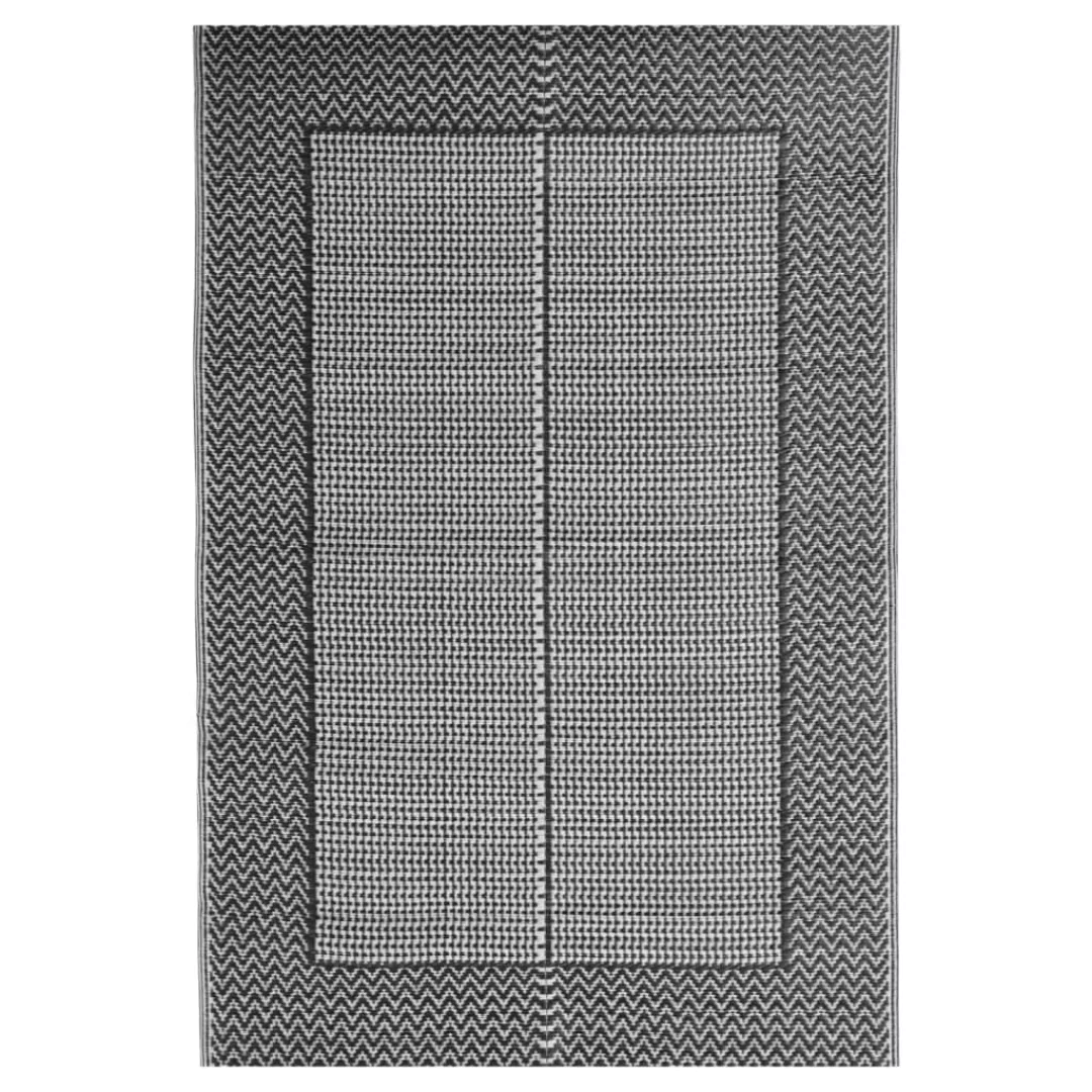 Vidaxl Outdoor-teppich Schwarz 140x200 Cm Pp günstig online kaufen