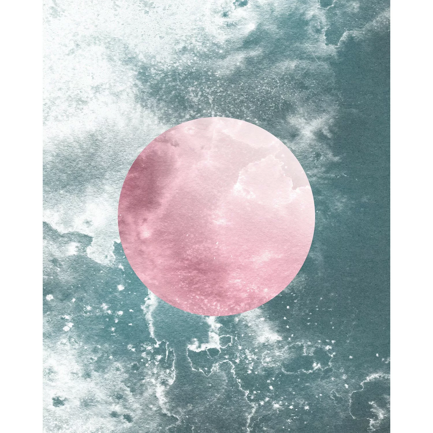 Komar Poster »Solum Aqua«, Abstrakt, (1 St.) günstig online kaufen