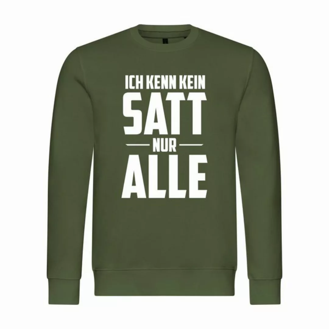 deinshirt Kapuzenpullover Herren Pullover Ich kenn kein satt nur alle Mit P günstig online kaufen