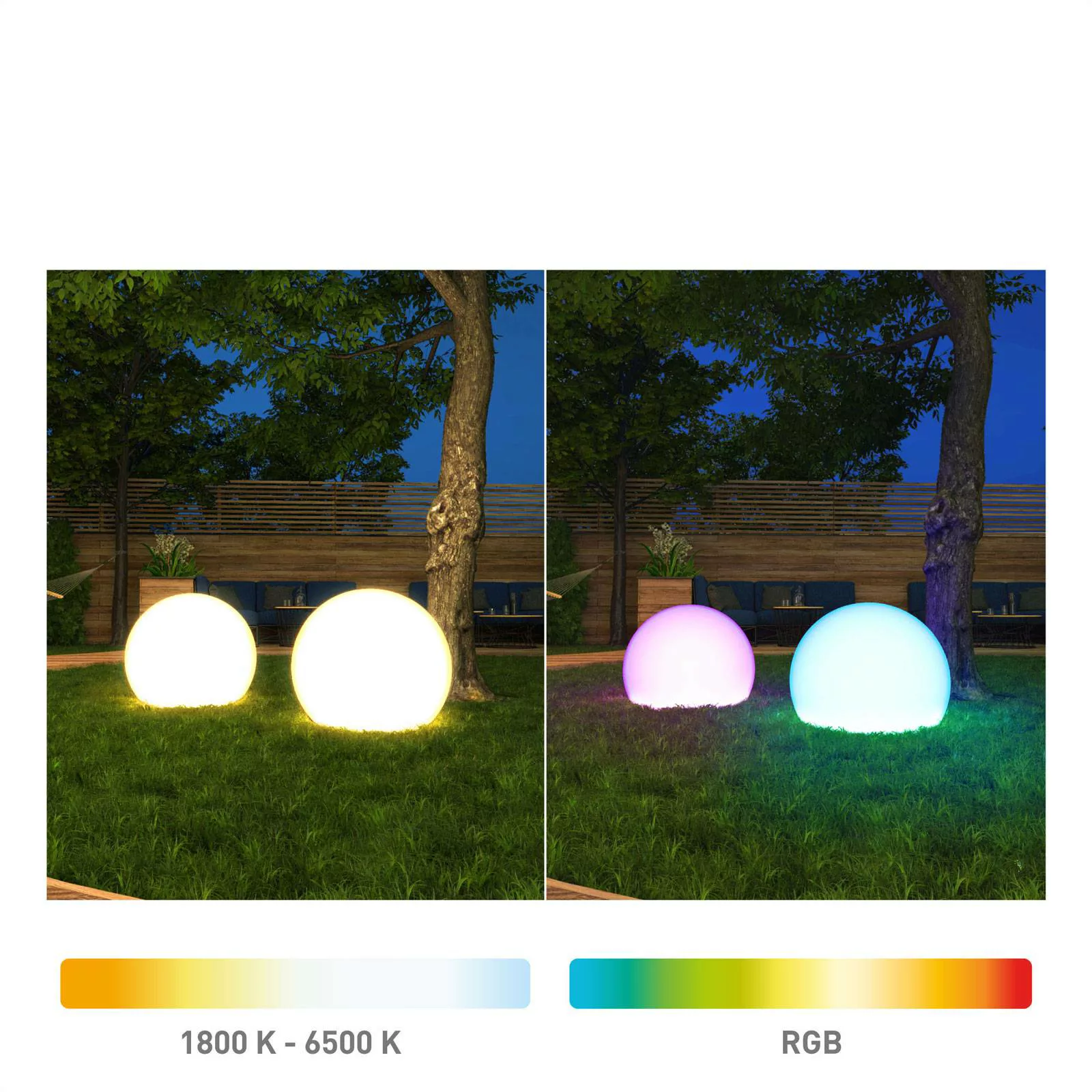 Müller Licht tint Calluna LED-Leuchtkugel IP44 günstig online kaufen