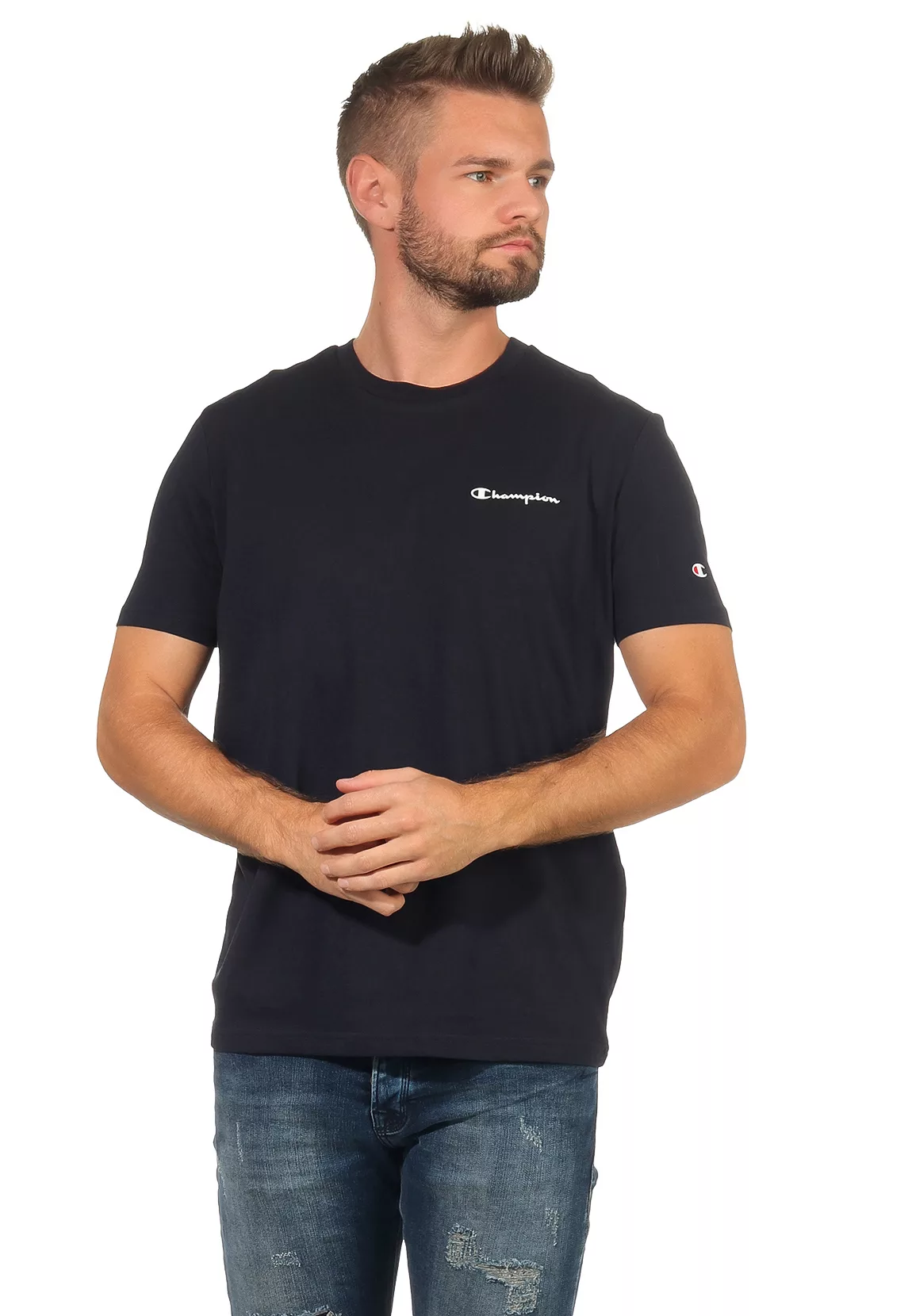 Champion T-Shirt Herren 214755 F20 BS501 NNY Dunkelblau günstig online kaufen