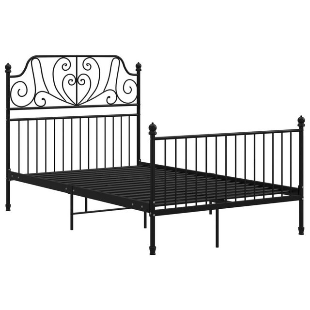 Bettgestell Schwarz Metall 120x200 Cm günstig online kaufen