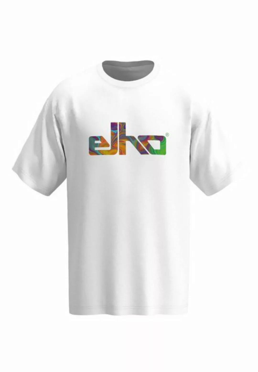 Elho Rundhalsshirt mit elho Logo-Print günstig online kaufen