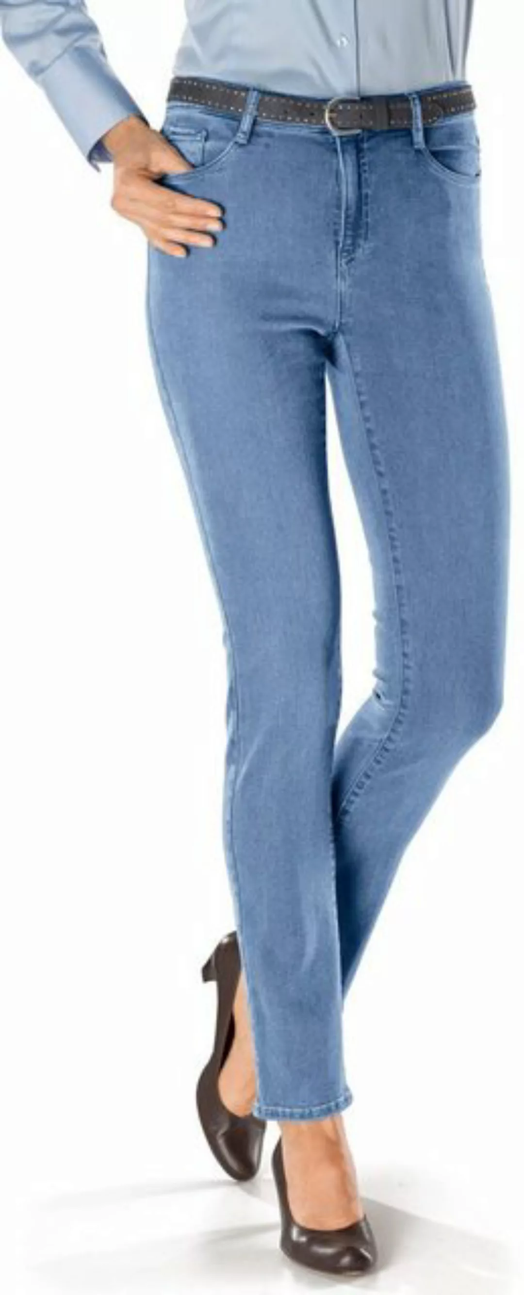 Brax Regular-fit-Jeans BRAX Jeans Mary hellblau Slim Fit 5-Pocket-Form günstig online kaufen