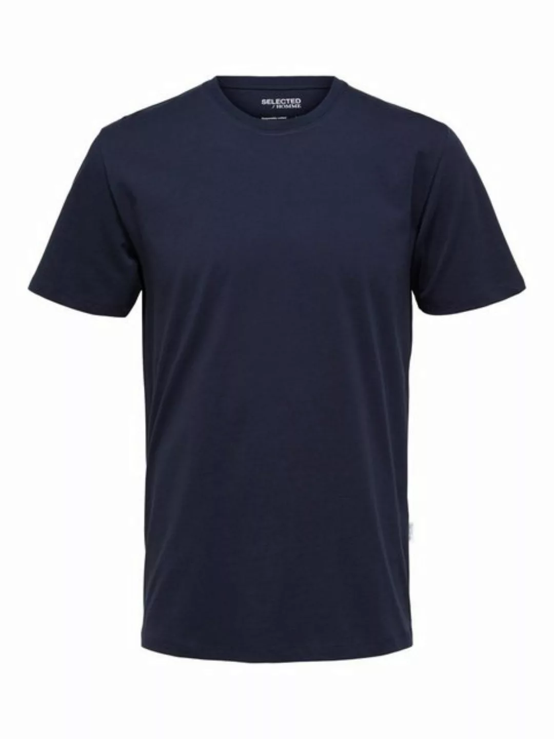 Selected Homme Herren Rundhals T-Shirt SLHASPEN MINI STRIPE - Regular Fit günstig online kaufen