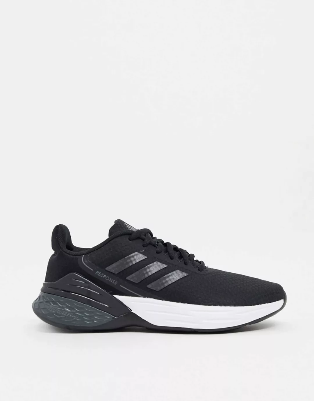 adidas Running – Response SR – Sneaker in Schwarz und Weiß günstig online kaufen